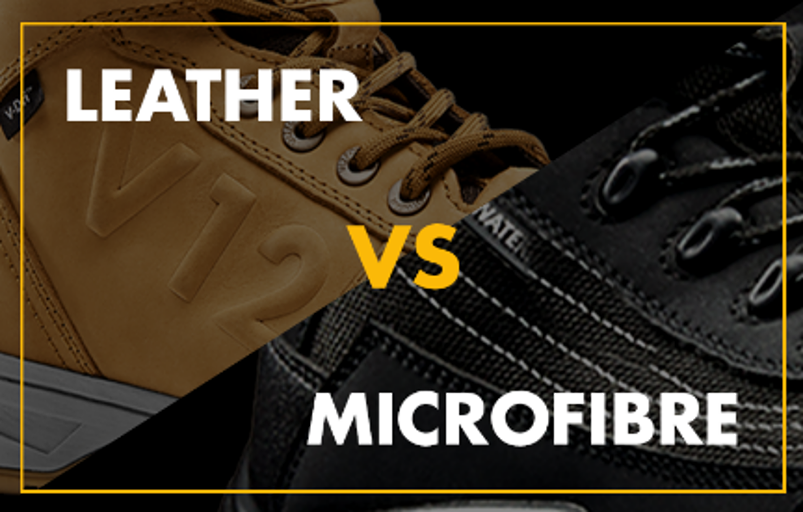 V12 leather vs microfibre blog